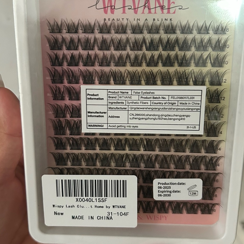 Wispy Lash Clusters - Black